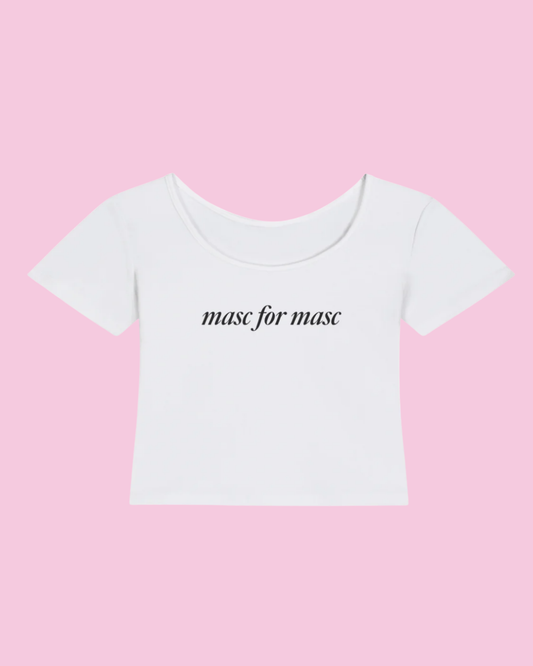 Masc for Masc | Y2K Baby Tee
