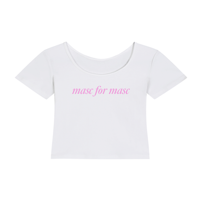 Masc for Masc | Y2K Baby Tee