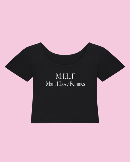 Man, I Love Femmes | Y2K Baby Tee