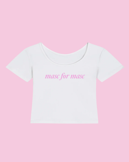 Masc for Masc | Y2K Baby Tee
