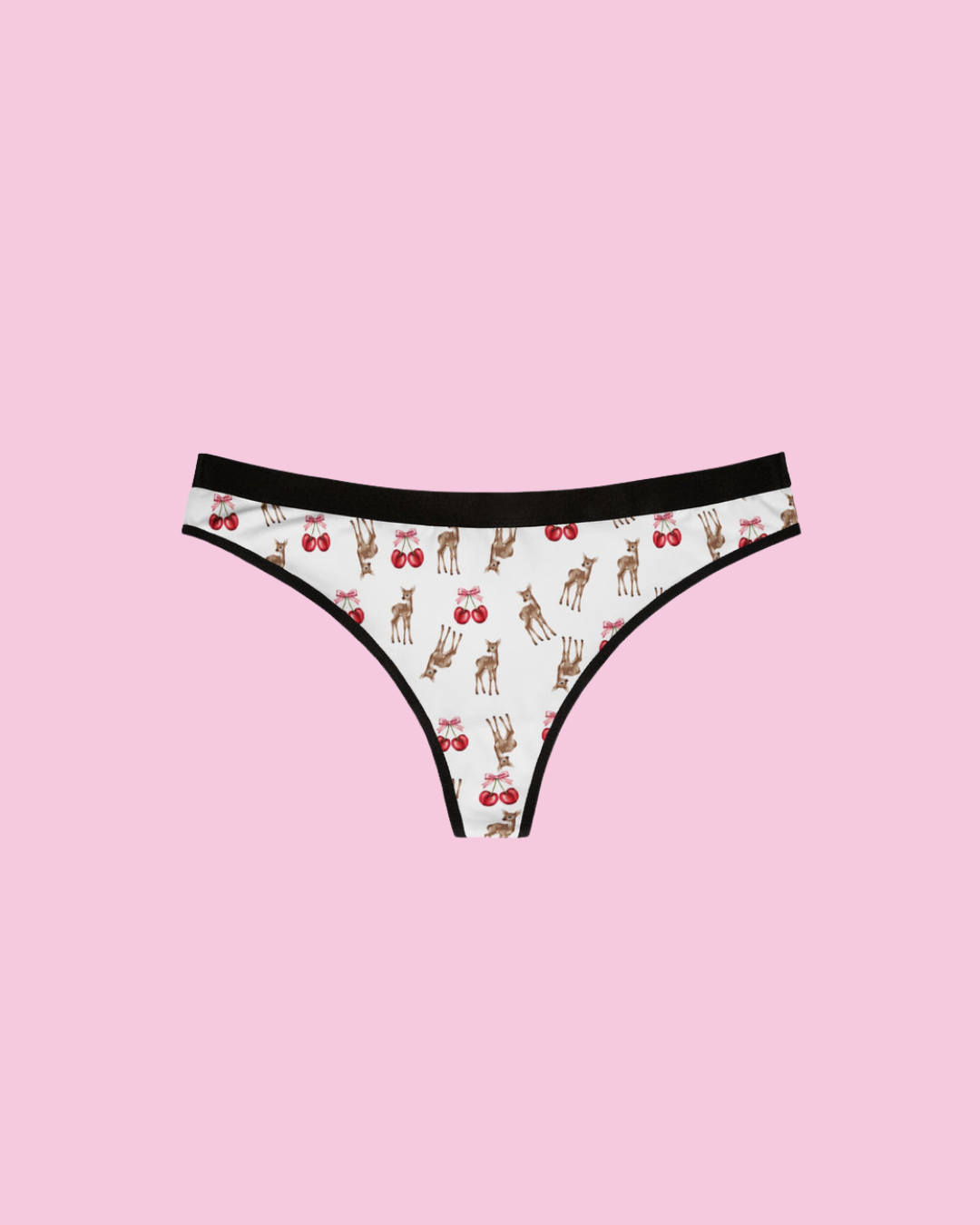 White Feather Thong