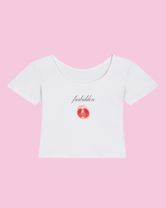 Forbidden Fruit | Y2K Baby Tee