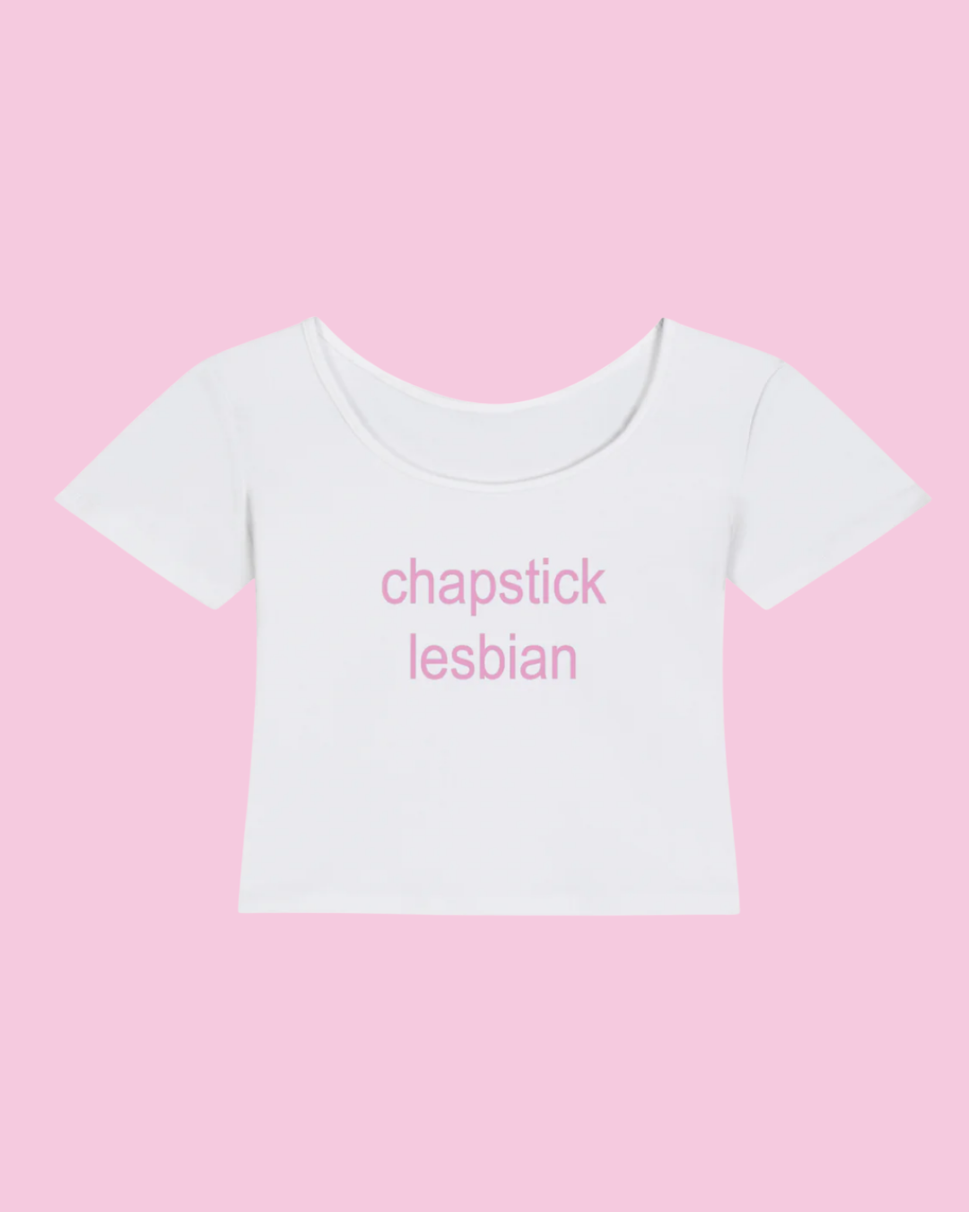Chapstick Lesbian | Y2K Baby Tee