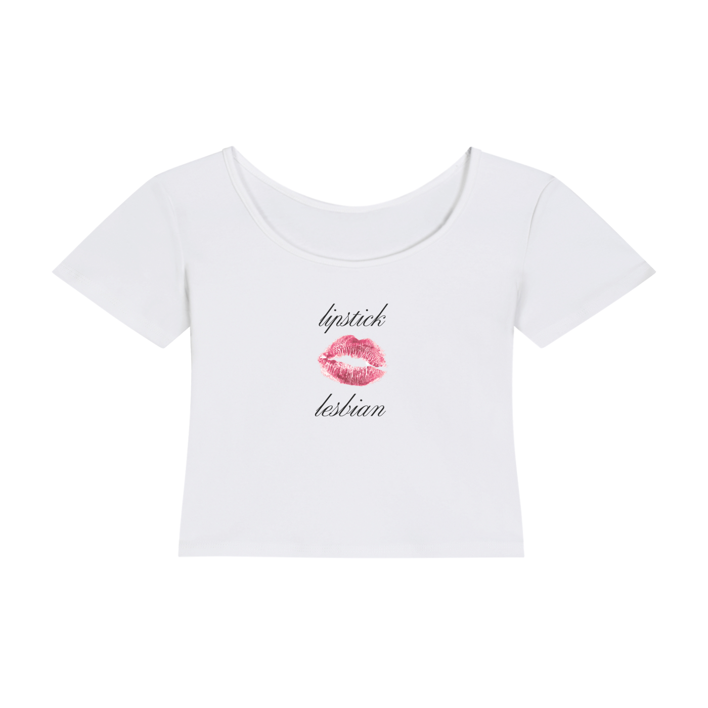 Lipstick Lesbian | Y2K Baby Tee