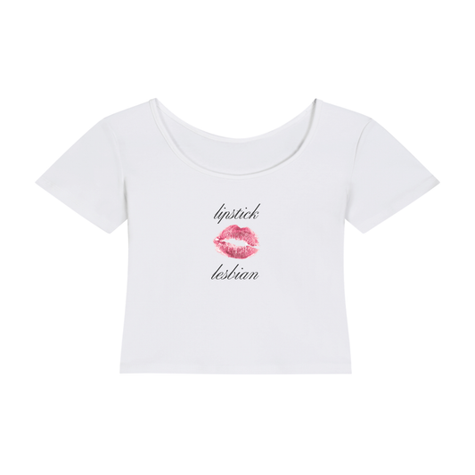 Lipstick Lesbian | Y2K Baby Tee