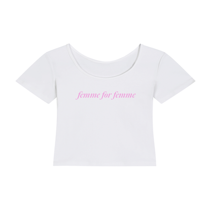 Femme for Femme | Y2K Baby Tee