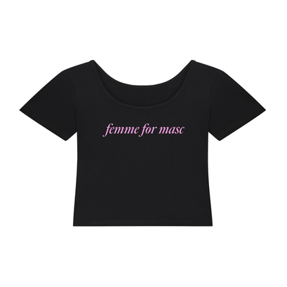 Femme for Masc | Y2K Baby Tee