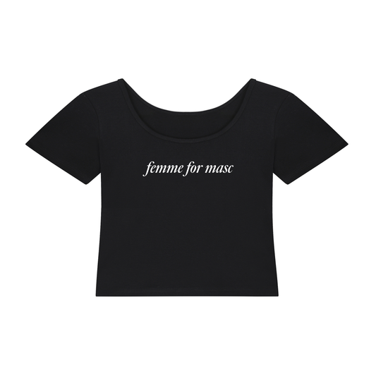 Femme for Masc | Y2K Baby Tee