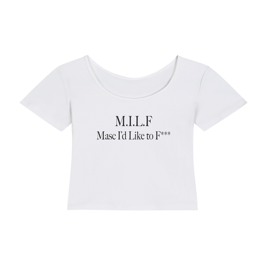 M.I.L.F. Masc I'd Like to F*** | Y2K Baby Tee