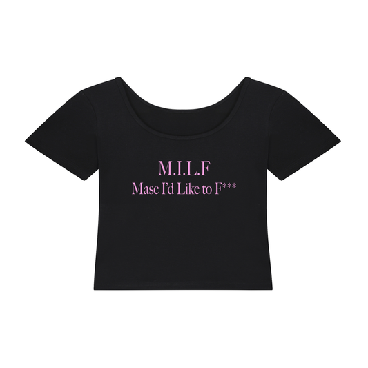 M.I.L.F. Masc I'd Like to F*** | Y2K Baby Tee