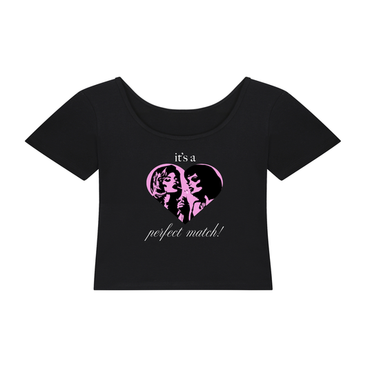 Perfect Match | Y2K Baby Tee
